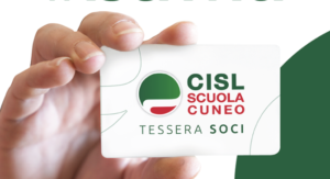 TESSERAMENTO ANNUALE CISL Scuola Cuneo