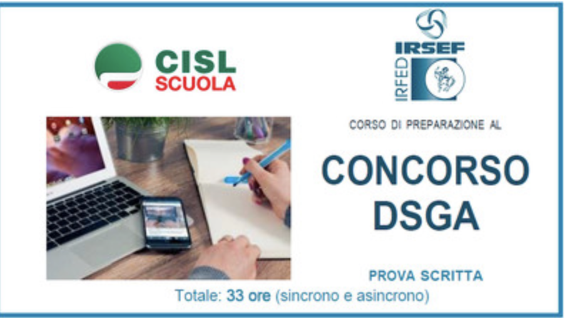 BANDITO CONCORSO DSGA: AL VIA IL PERCORSO FORMATIVO CISL SCUOLA